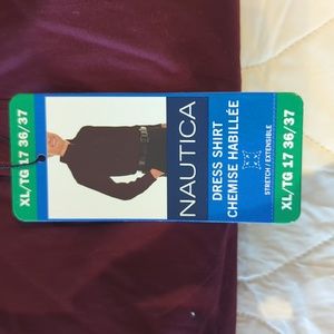Nautica XL Men's Red Dress Shirt